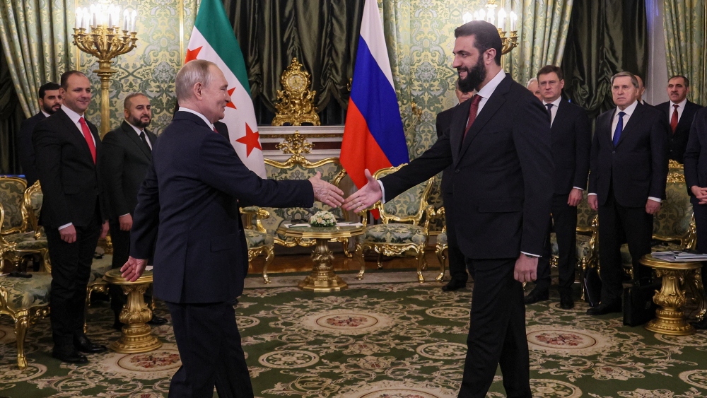Syrian leader meets Putin, Russia eyes deal on military bases